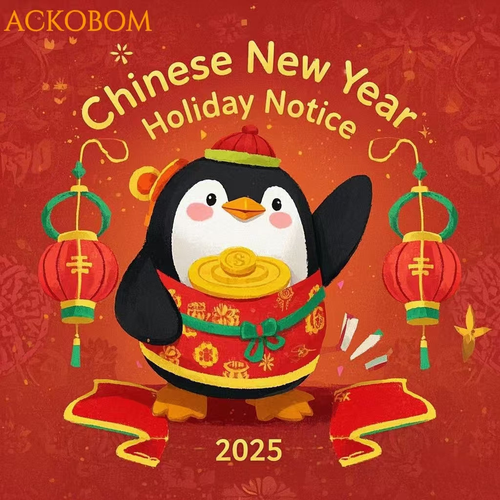 ACKOBOM Studio Team 2025 Chinese New Year Holiday Notice